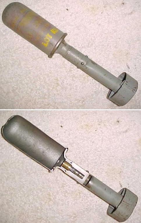 US M20 Rifle Grenade In Section